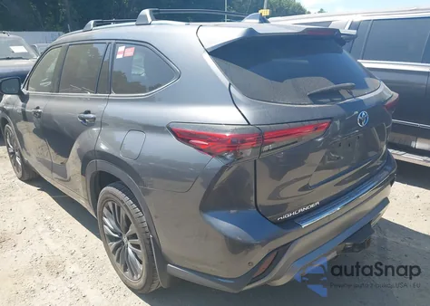 2021 Toyota Highlander Hybrid Platinum from USA, damaged, VIN 5TDEBRCH9MS030431